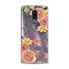 Lex Altern TPU Silicone OnePlus Case Gentle Orange Roses