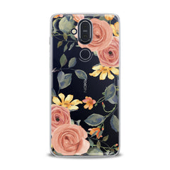 Lex Altern TPU Silicone Nokia Case Gentle Orange Roses