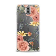 Lex Altern TPU Silicone Phone Case Gentle Orange Roses