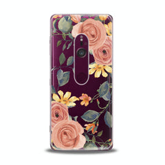 Lex Altern TPU Silicone Sony Xperia Case Gentle Orange Roses