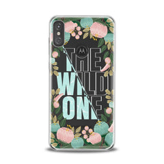 Lex Altern TPU Silicone Motorola Case Floral Quote