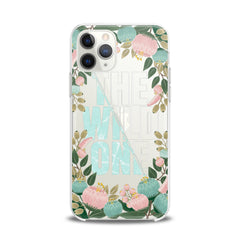 Lex Altern TPU Silicone iPhone Case Floral Quote