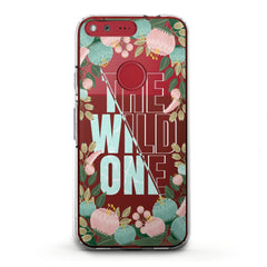 Lex Altern TPU Silicone Google Pixel Case Floral Quote