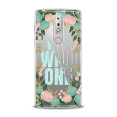 Lex Altern TPU Silicone Nokia Case Floral Quote