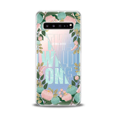 Lex Altern TPU Silicone Samsung Galaxy Case Floral Quote