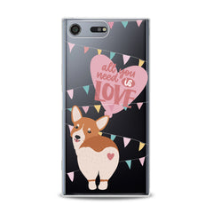 Lex Altern Love Corgi Puppy Sony Xperia Case