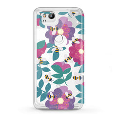 Lex Altern TPU Silicone Google Pixel Case Floral Bee