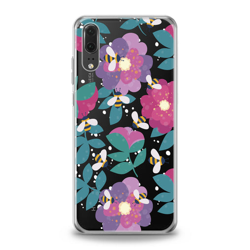 Lex Altern Floral Bee Huawei Honor Case