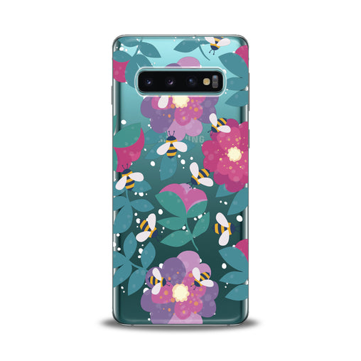 Lex Altern Floral Bee Samsung Galaxy Case