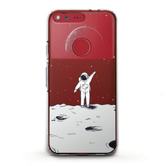 Lex Altern TPU Silicone Google Pixel Case Spaceman