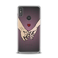 Lex Altern TPU Silicone Motorola Case Couple Hands