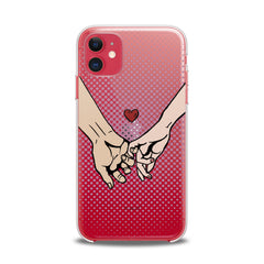 Lex Altern TPU Silicone iPhone Case Couple Hands