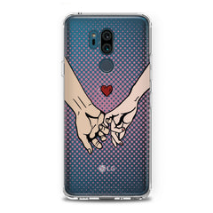 Lex Altern TPU Silicone LG Case Couple Hands