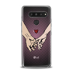 Lex Altern TPU Silicone LG Case Couple Hands