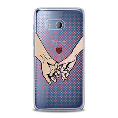 Lex Altern TPU Silicone HTC Case Couple Hands