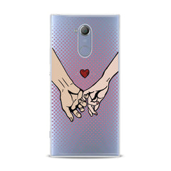 Lex Altern TPU Silicone Sony Xperia Case Couple Hands