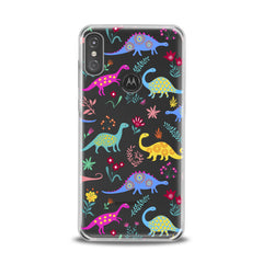 Lex Altern TPU Silicone Motorola Case Colored Dinosaurs