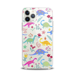 Lex Altern TPU Silicone iPhone Case Colored Dinosaurs