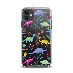 Lex Altern TPU Silicone iPhone Case Colored Dinosaurs