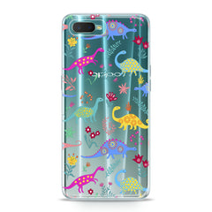 Lex Altern TPU Silicone Oppo Case Colored Dinosaurs