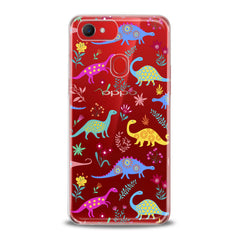 Lex Altern TPU Silicone Oppo Case Colored Dinosaurs