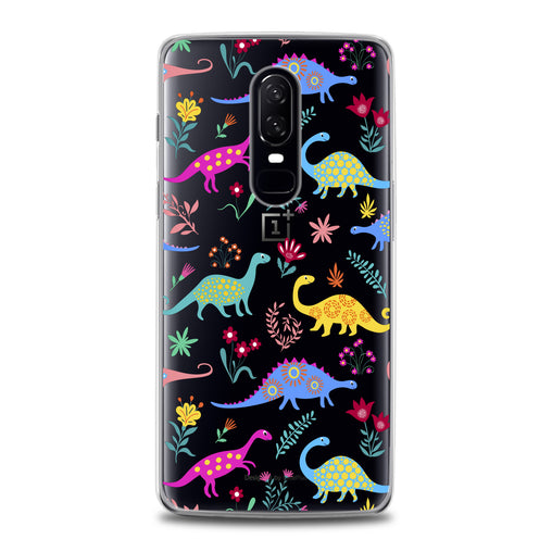 Lex Altern Colored Dinosaurs OnePlus Case