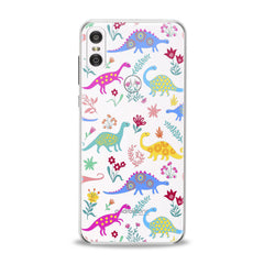 Lex Altern TPU Silicone Motorola Case Colored Dinosaurs