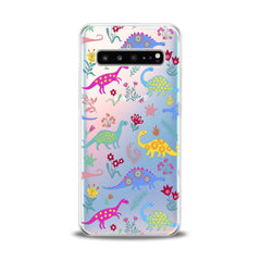 Lex Altern TPU Silicone Samsung Galaxy Case Colored Dinosaurs