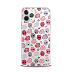 Lex Altern TPU Silicone iPhone Case Floral Skulls