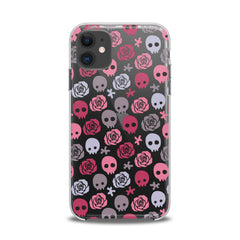 Lex Altern TPU Silicone iPhone Case Floral Skulls