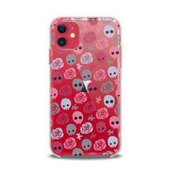 Lex Altern TPU Silicone iPhone Case Floral Skulls