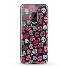 Lex Altern TPU Silicone Samsung Galaxy Case Floral Skulls