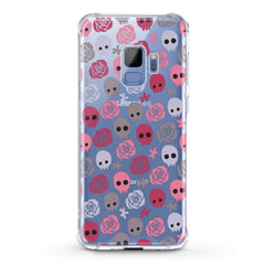 Lex Altern TPU Silicone Samsung Galaxy Case Floral Skulls