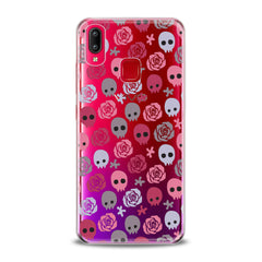 Lex Altern TPU Silicone VIVO Case Floral Skulls