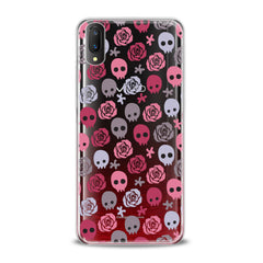 Lex Altern TPU Silicone VIVO Case Floral Skulls