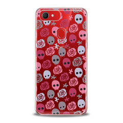 Lex Altern TPU Silicone Oppo Case Floral Skulls