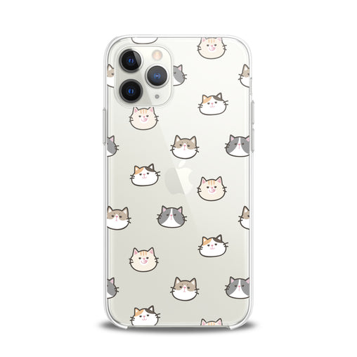 Lex Altern TPU Silicone iPhone Case Cat Faces