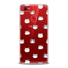 Lex Altern TPU Silicone Oppo Case Cat Faces