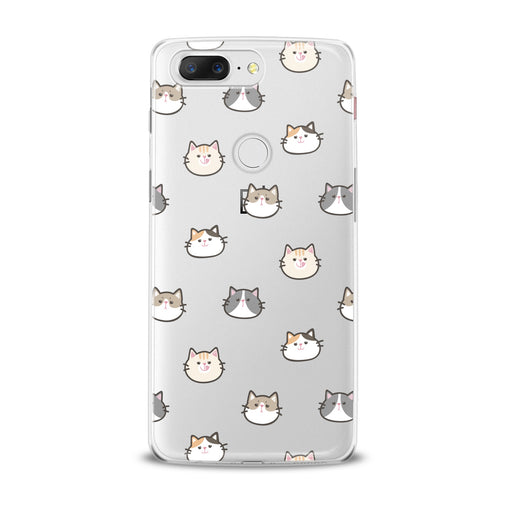 Lex Altern Cat Faces OnePlus Case