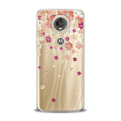 Lex Altern TPU Silicone Motorola Case Falling Flowers