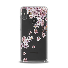 Lex Altern TPU Silicone Motorola Case White Blossom