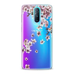 Lex Altern TPU Silicone Oppo Case White Blossom