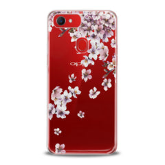 Lex Altern TPU Silicone Oppo Case White Blossom