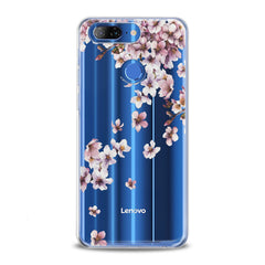 Lex Altern TPU Silicone Lenovo Case White Blossom