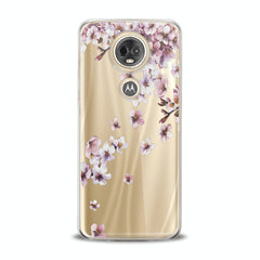 Lex Altern TPU Silicone Motorola Case White Blossom