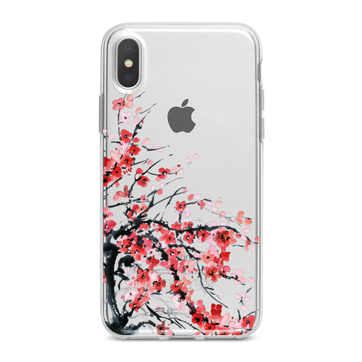 Lex Altern Red Flowers Phone Case for your iPhone & Android phone.