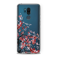 Lex Altern TPU Silicone LG Case Red Flowers