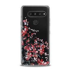 Lex Altern TPU Silicone LG Case Red Flowers