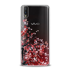 Lex Altern TPU Silicone VIVO Case Red Flowers