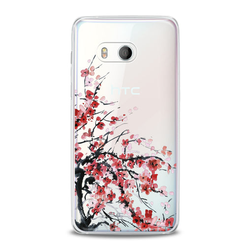 Lex Altern Red Flowers HTC Case